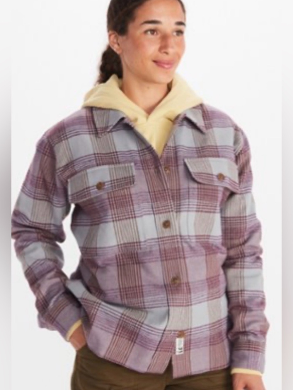 NWOT Marmot Incline Heavyweight Flannel Overshirt - Women's Sz M